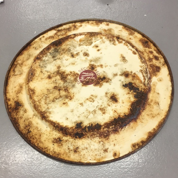 Vintage Antique Rustic Daher Decorated Ware Plate - Picture 4 of 6